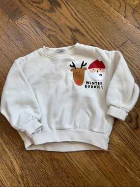 Zara Kids Holiday Sweatshirt